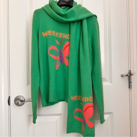 NWOT Weekend Max Mara Label-cut 100% Cashmere Sweater Size:Small US4 Fall/Winter - Picture 7 of 14